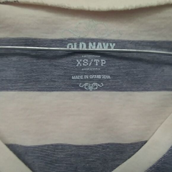 Blue and white strped old navy Longsleeve - Picture 2 of 3